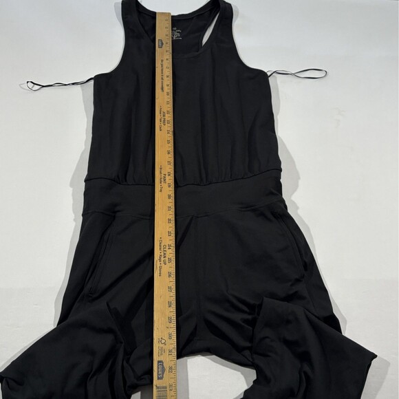 Sweaty Betty Gary Supersoft Relaxed Fit Racerback Jumpsuit Athleisure Black Sz M - Picture 3 of 11
